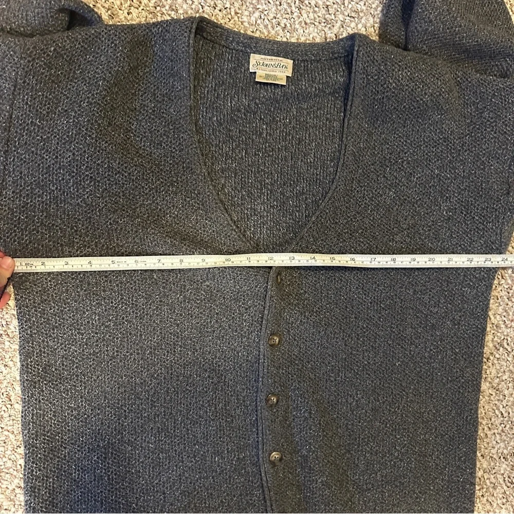 Vintage Grey Cotton Cardigan - Picture 7 of 8